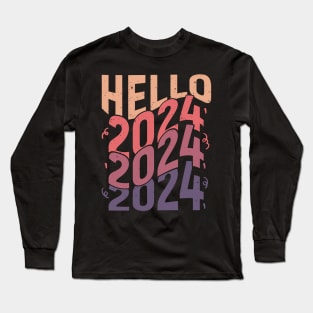 Hello 2024 Long Sleeve T-Shirt